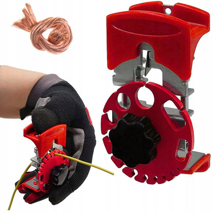 RĘCZNA KOROWARKA DO ŚCIĄGANIA IZOLACJI KABLI STRIPPER Z REGULACJĄ CIĘCIA