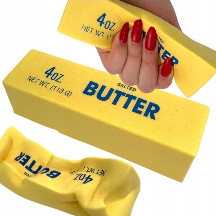Pachnący Squishy Gniotek Kostka Masła Salted Butter 13 cm