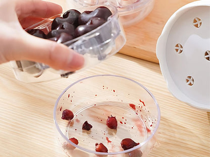 Drylownica do wiśni czereśni oliwek z pojemnikiem wyciskacz pestek ręczna