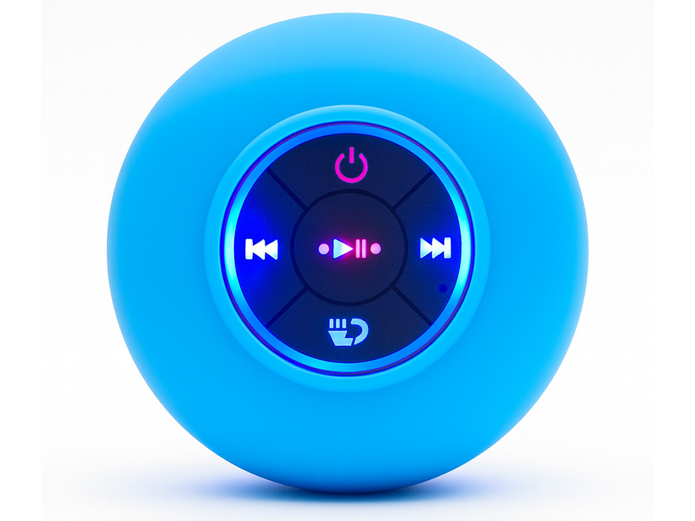 Głośnik bluetooth mini bezprzewodowy ipx4 przenośny bas mobilny przyssawka