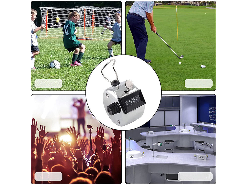 Klikacz ręczny kliker mechaniczny pedometr licznik