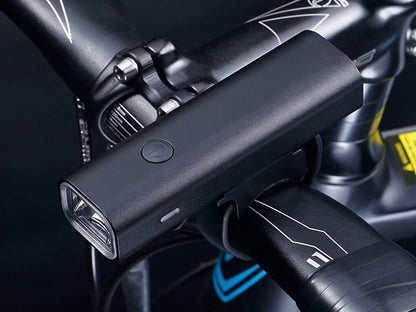 Lampka rowerowa przednia led oświetlenie rowerowe wodoodorna akumulator