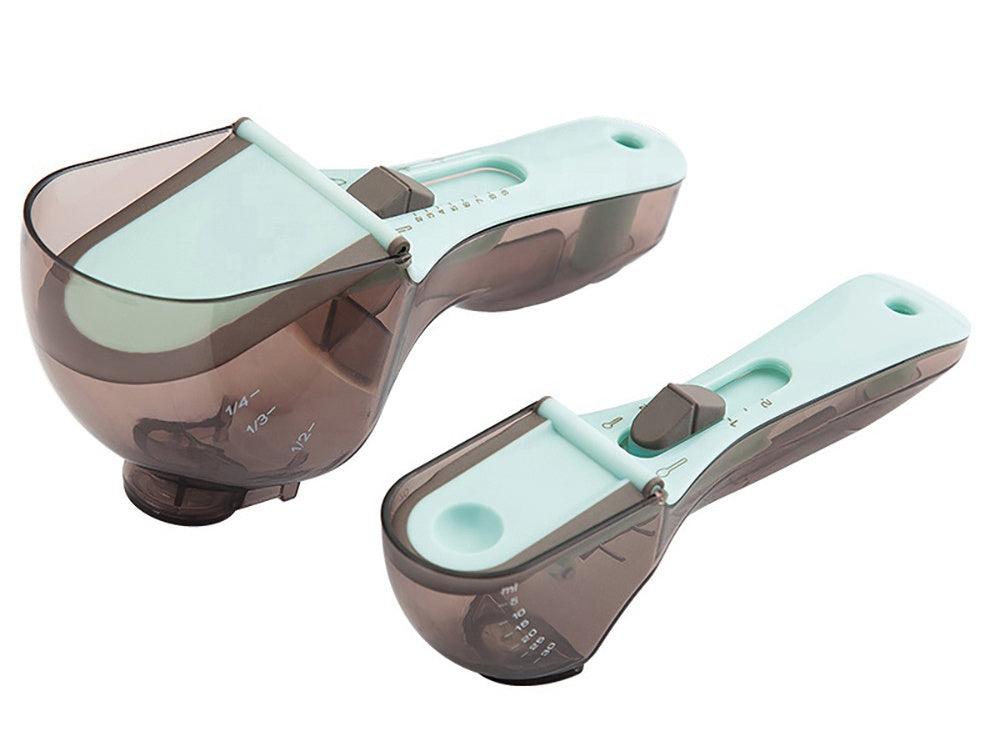 Regulowana miarka miarki do kuchni łyżeczka 2 szt