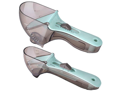 Regulowana miarka miarki do kuchni łyżeczka 2 szt