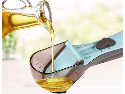 Regulowana miarka miarki do kuchni łyżeczka 2 szt