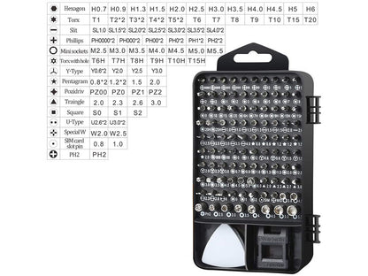 Zestaw precyzyjnych śrubokrętów torx wkrętak 115w1