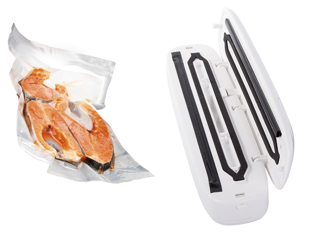 Zgrzewarka próżniowa do pakowarka do folii żywności jedzenia + worki 5szt