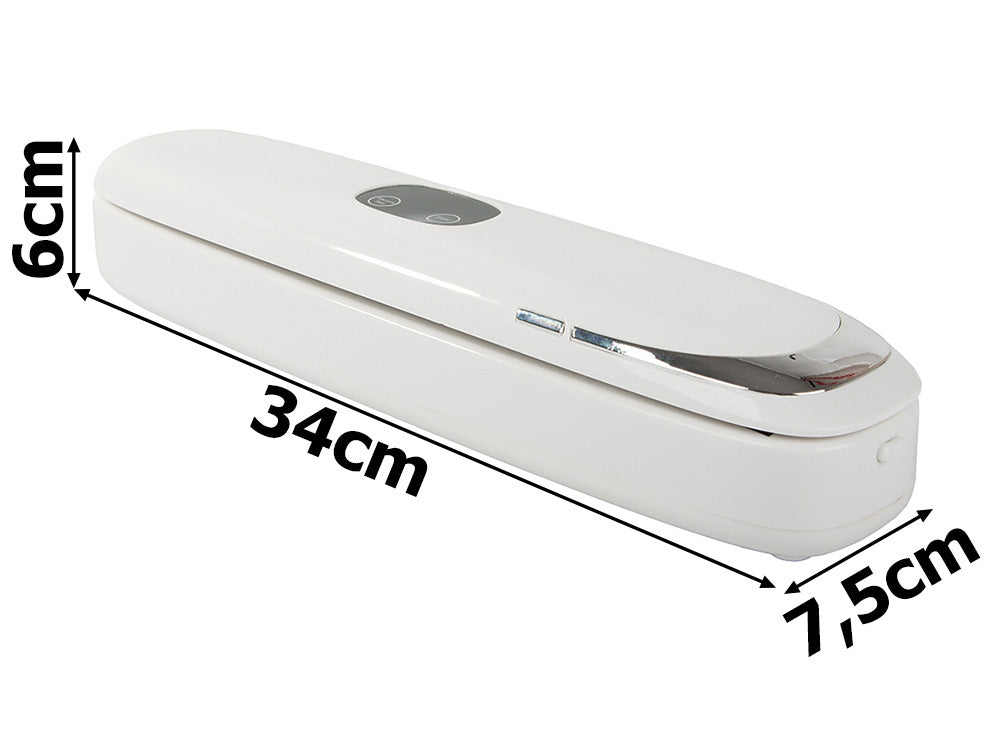 Zgrzewarka próżniowa do pakowarka do folii żywności jedzenia + worki 5szt