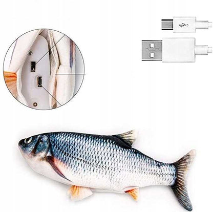 Zabawka dla kota- ryba skacząca na USB